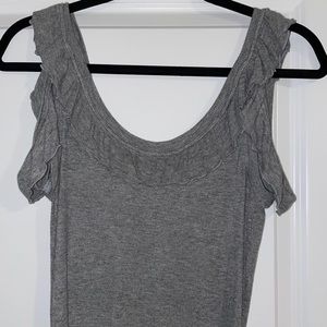 BCBG grey top
